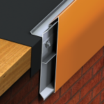 A non-penetrating design eliminates the need for stripping in and heat welding, maintaining the watertight integrity of the installation. PAC-TITE Angular Fascia features an extruded aluminum anchor bar to securely terminate the membrane. The bar is readily available to dry-in the roof structure for added installation flexibility.